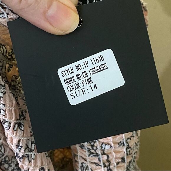 Parisian Sexy Floral Shirred Off Shoulder Top Size 14 - Picture 9 of 13